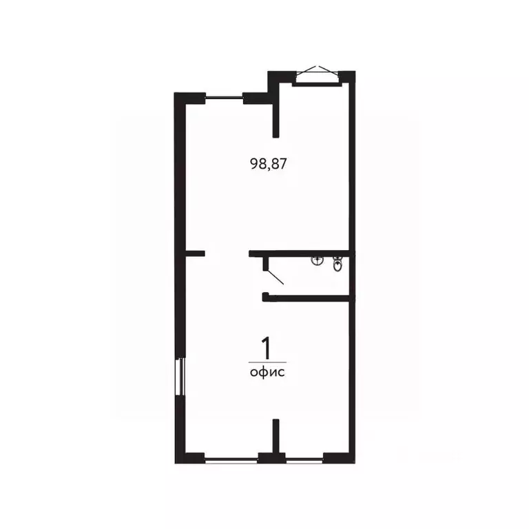 Помещение свободного назначения в Крым, Феодосия муниципальный округ, ... - Фото 1