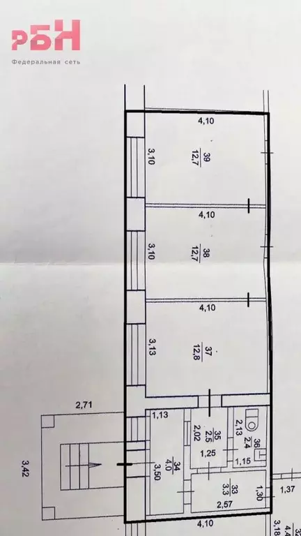 Помещение свободного назначения в Башкортостан, Нефтекамск ул. Ленина, ... - Фото 2