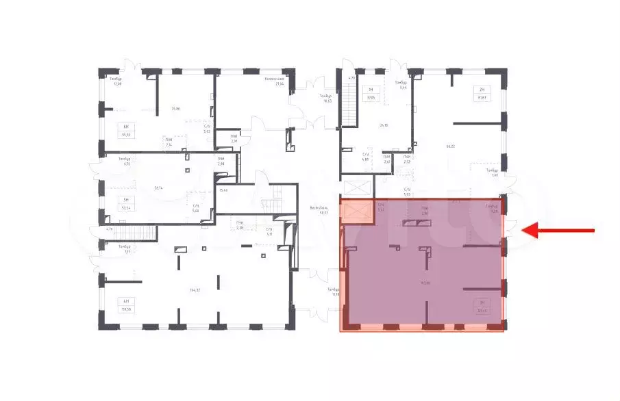 Алхимово продажа помещения 121.5 м - Фото 1