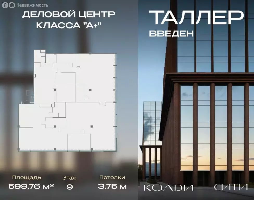 Офис (599.76 м) - Фото 1