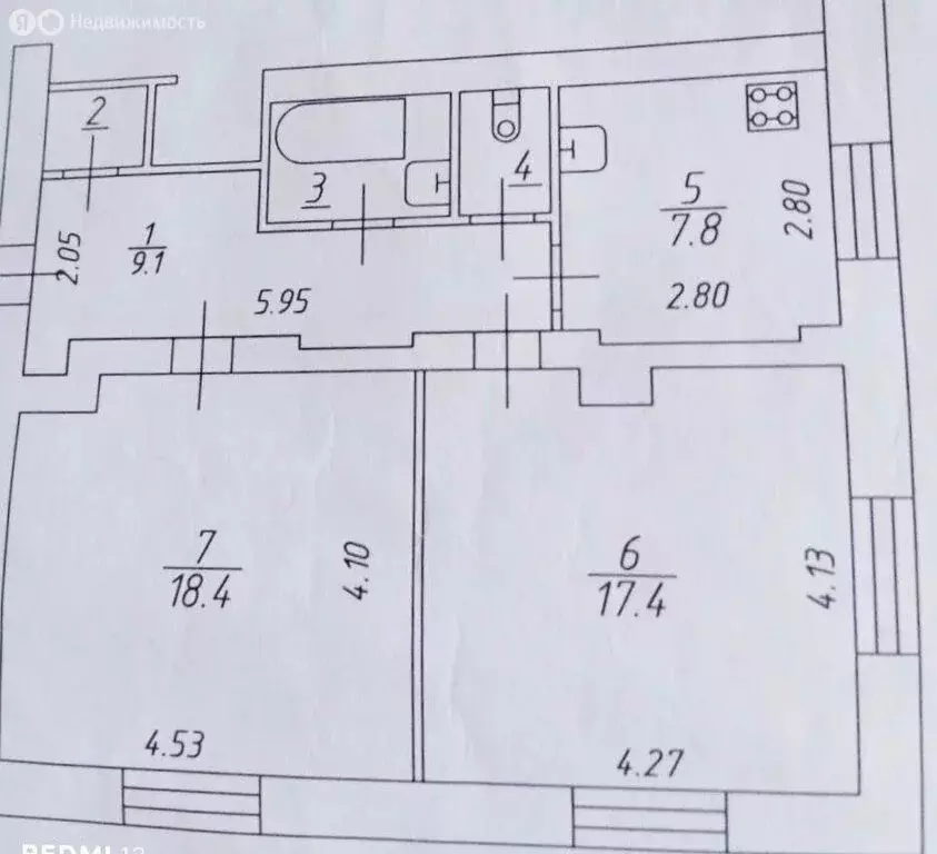 2-комнатная квартира: Великий Новгород, район Торговая сторона, ... - Фото 1
