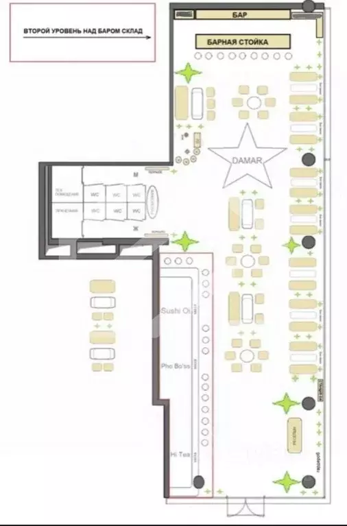 Торговая площадь в Москва Новослободская ул., 24Ас2 (185 м) - Фото 2