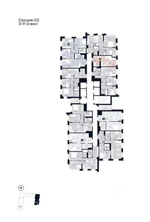 3-к кв. Москва Лодочная ул., 27К2 (78.6 м) - Фото 1