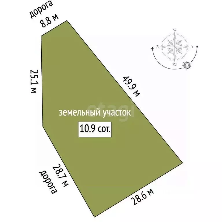 Участок в Ростовская область, Аксайский район, Старочеркасское с/пос ... - Фото 2