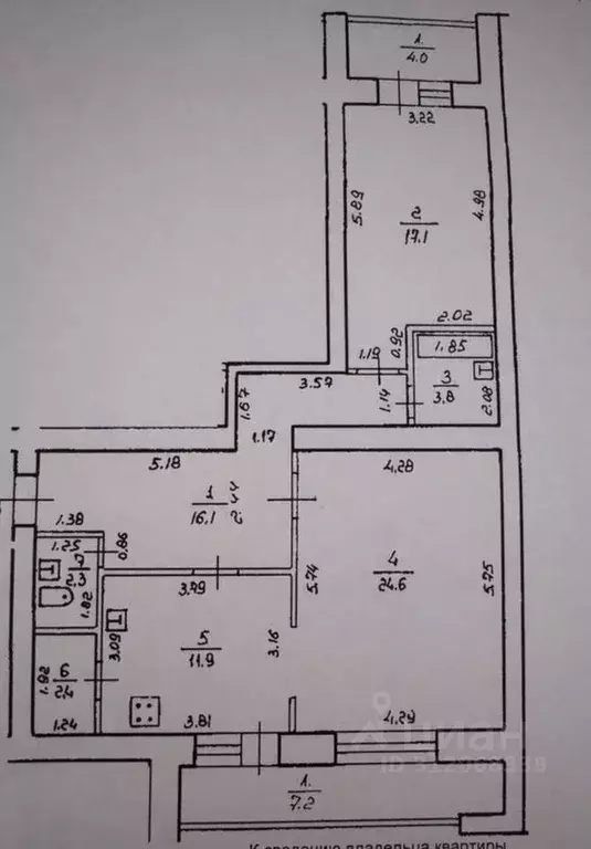 2-к кв. Башкортостан, Уфа ул. Братьев Кадомцевых, 12/2 (84.0 м) - Фото 0