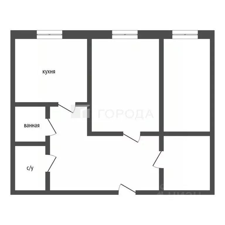 2-к кв. Кемеровская область, Белово ул. Люксембург, 24А (49.9 м) - Фото 2