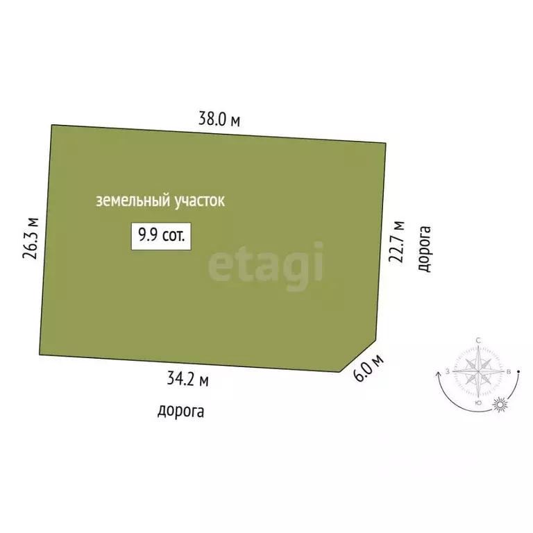 Участок в Тюменская область, Тюмень Ясень садовое товарищество, ул. ... - Фото 2