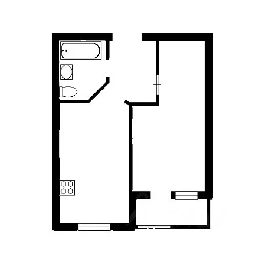 1-к кв. Башкортостан, Уфа ул. Генерала Кусимова, 15 (40.0 м) - Фото 2