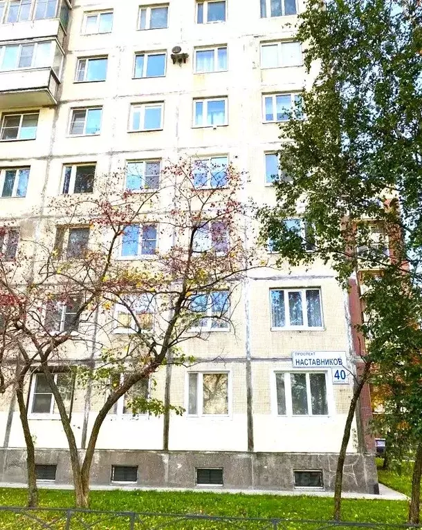 1-к кв. Санкт-Петербург просп. Наставников, 40К1 (32.5 м) - Фото 1