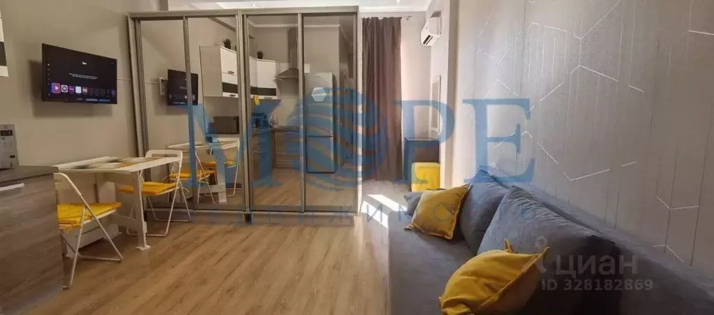 Студия Краснодарский край, Сочи Яна Фабрициуса мкр, ул. Метелева, 23 ... - Фото 1