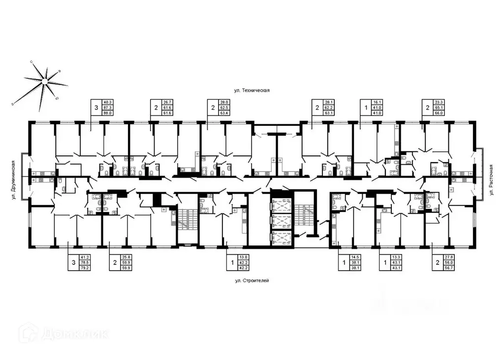 Продаётся 2-к квартира, 59.9 м - Фото 1