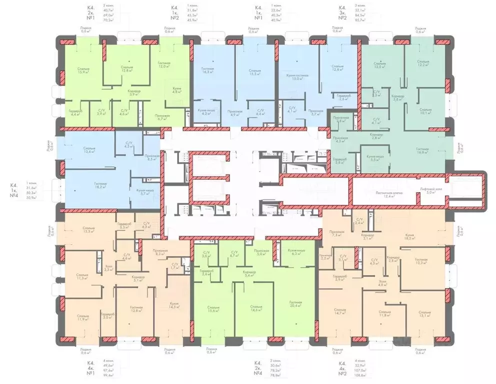 1-к кв. Северная Осетия, Владикавказ Первомайская ул. (50.9 м) - Фото 2