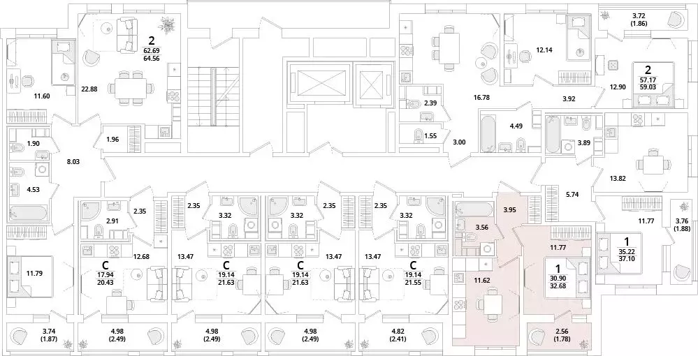 1-к кв. Санкт-Петербург Кубинская ул., 82к3с1 (33.0 м) - Фото 1