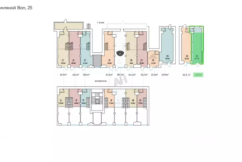 Помещение свободного назначения в Москва ул. Земляной Вал, 25 (42 м) - Фото 2