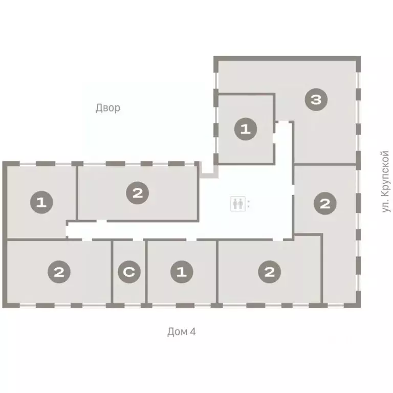 2-к кв. Омская область, Омск ул. Б.Г. Шаронова, 9 (59.41 м) - Фото 1