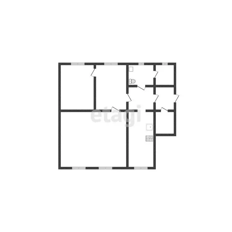 Дом в Нерехта, улица Щорса (66 м) - Фото 1