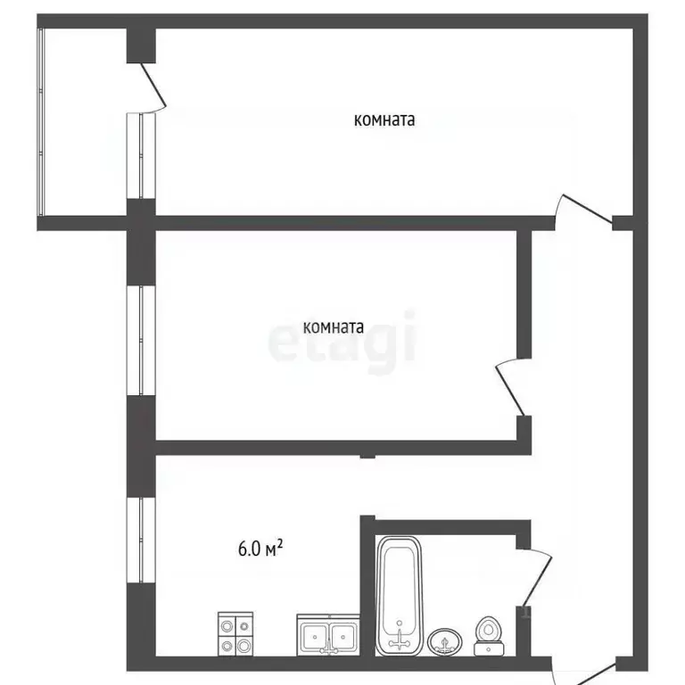 2-к кв. Владимирская область, Муром ул. Артема, 1А (43.7 м) - Фото 2