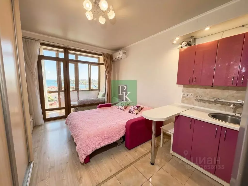 1-к кв. Севастополь проезд Рубежный, 28 (25.5 м) - Фото 1