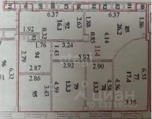 Офис в Липецкая область, Липецк пл. Петра Великого, 5 (105 м) - Фото 2