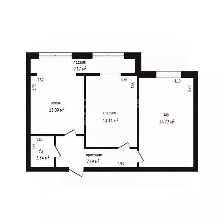 2-к кв. Дагестан, Дербент ул. Сальмана, 91Б (70.0 м) - Фото 2