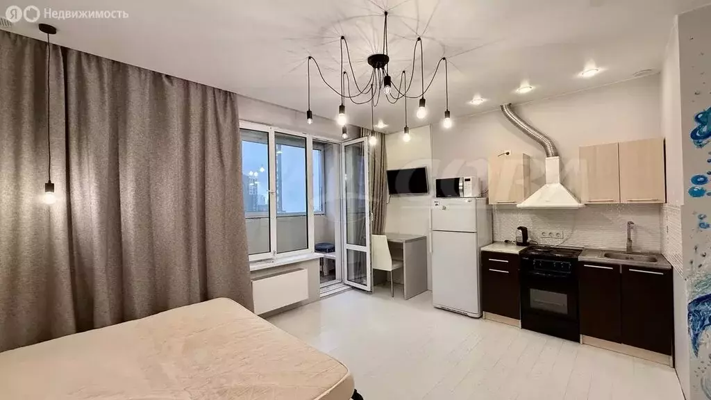 Квартира-студия: Тюмень, улица Фармана Салманова, 6 (30 м) - Фото 1