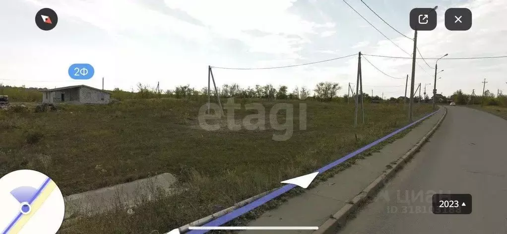 Участок в Самарская область, Красноярский район, Новосемейкино ... - Фото 0
