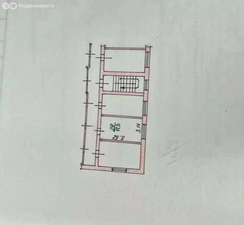 1к в 5-комнатной квартире (17.3 м) - Фото 1