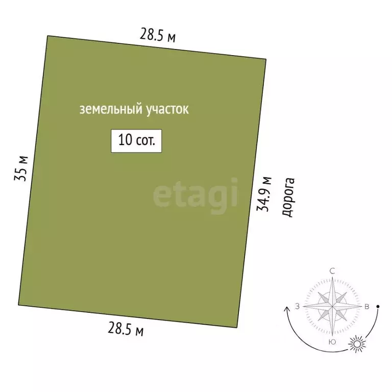 Участок в Тюменская область, Тюменский муниципальный округ, д. ... - Фото 1