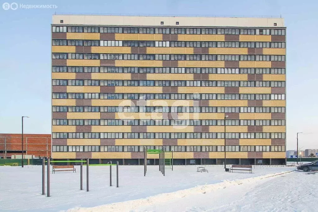 Квартира-студия: Тюмень, Интернациональная улица, 203к2 (15.9 м) - Фото 2