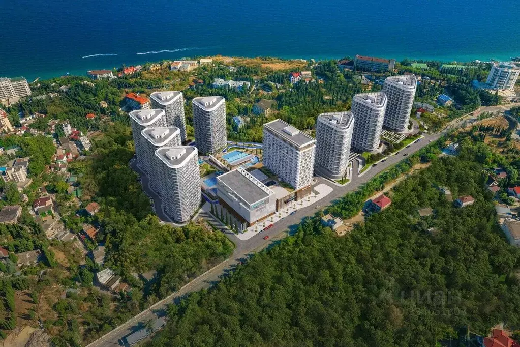 Студия Крым, Алушта ул. Западная, 4к3 (30.0 м) - Фото 1