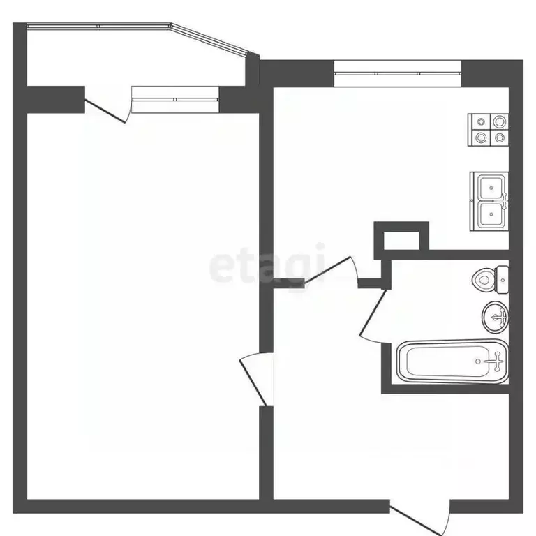 2-к кв. Ростовская область, Батайск ул. Северная Звезда, 8 (65.8 м) - Фото 0