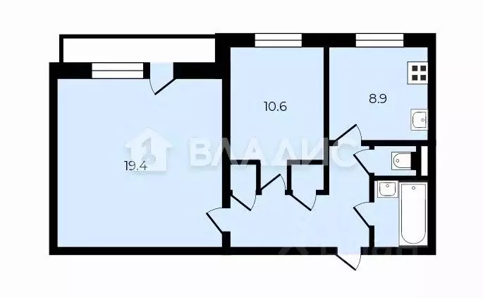 2-к кв. Владимирская область, Суздальский муниципальный округ, пос. ... - Фото 2
