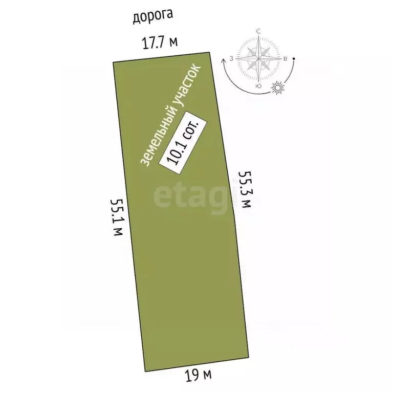 Участок в Мордовия, Лямбирский район, с. Атемар ул. Деревушка, 78 ... - Фото 1