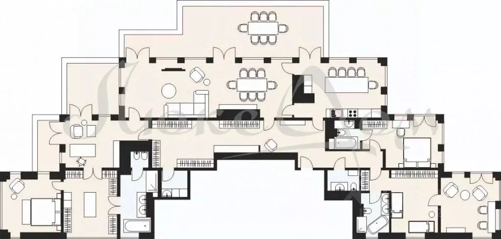 5-к кв. Москва Звенигородское ш., 11 (311.0 м) - Фото 2