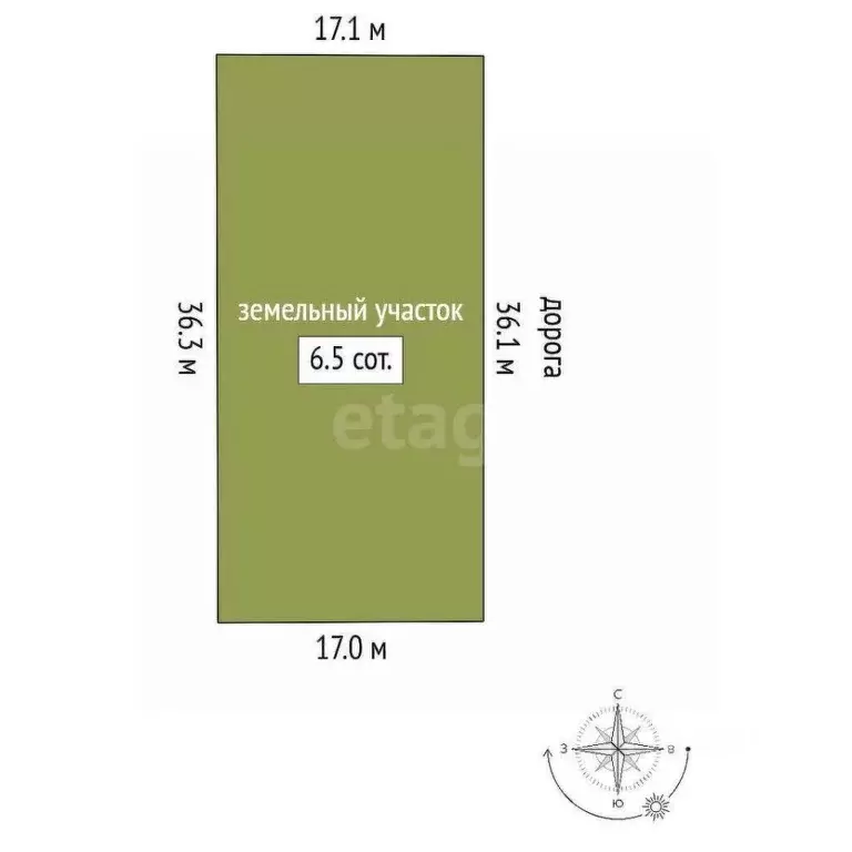 Участок в Ростовская область, Аксайский район, Щепкинское с/пос, пос. ... - Фото 2