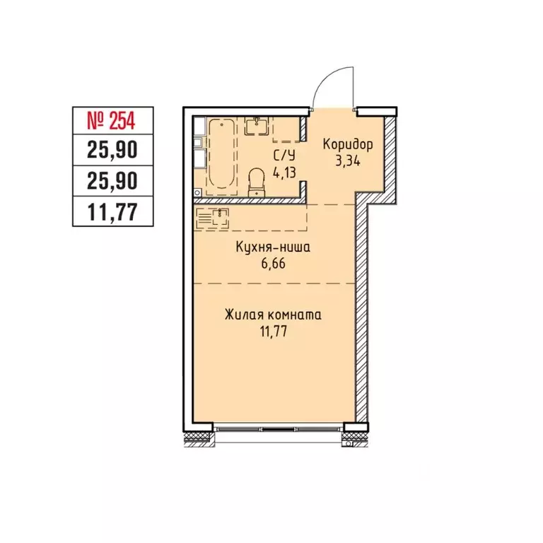 1-к кв. Иркутская область, Иркутск Правобережный округ, Стрижи Сити ... - Фото 1