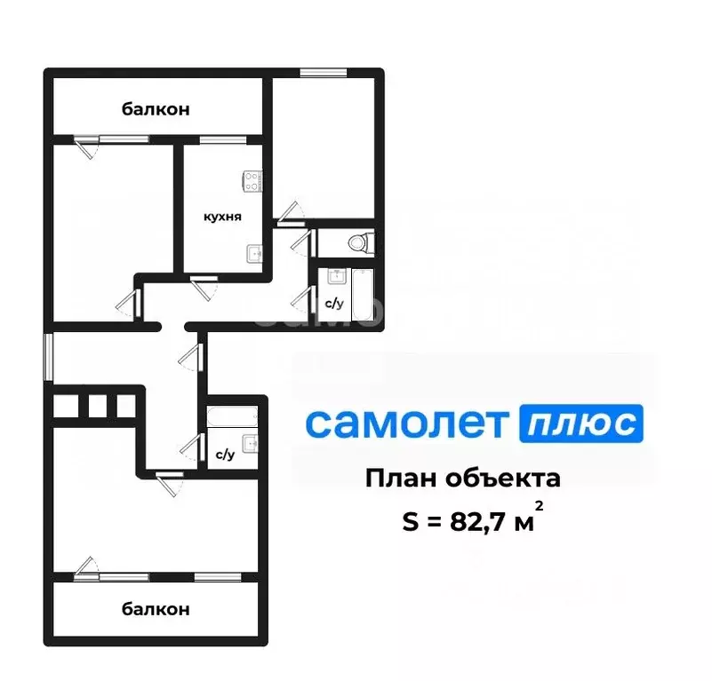 3-к кв. Свердловская область, Екатеринбург ул. Ярославская, 17 (82.7 ... - Фото 1