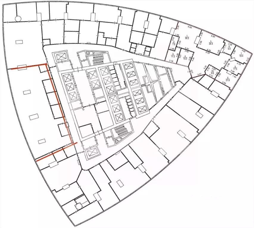 Помещение свободного назначения в Москва наб. Пресненская, 12 (396 м) - Фото 2