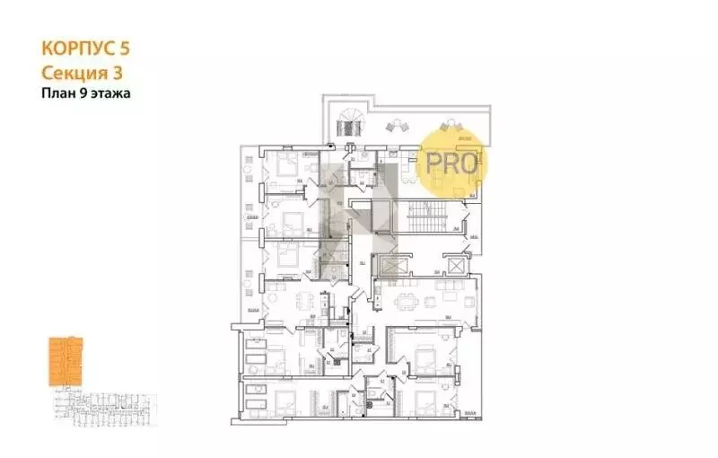 3-комнатная квартира: Калининград, ул. Молодой Гвардии (127 м) - Фото 2