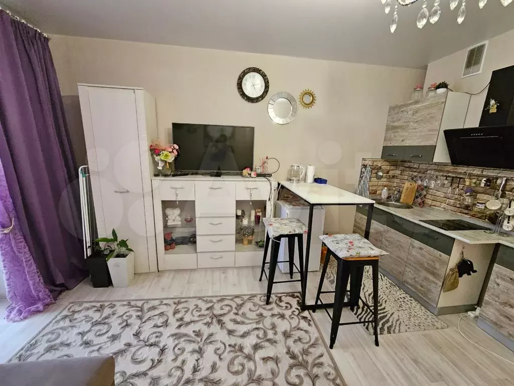 Квартира-студия, 30 м, 8/16 эт. - Фото 1