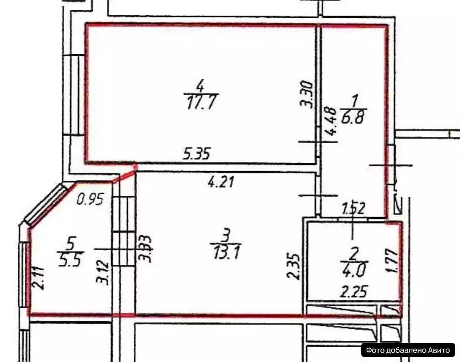 1-к кв. Московская область, Раменское ул. Крымская, 12 (41.0 м) - Фото 2