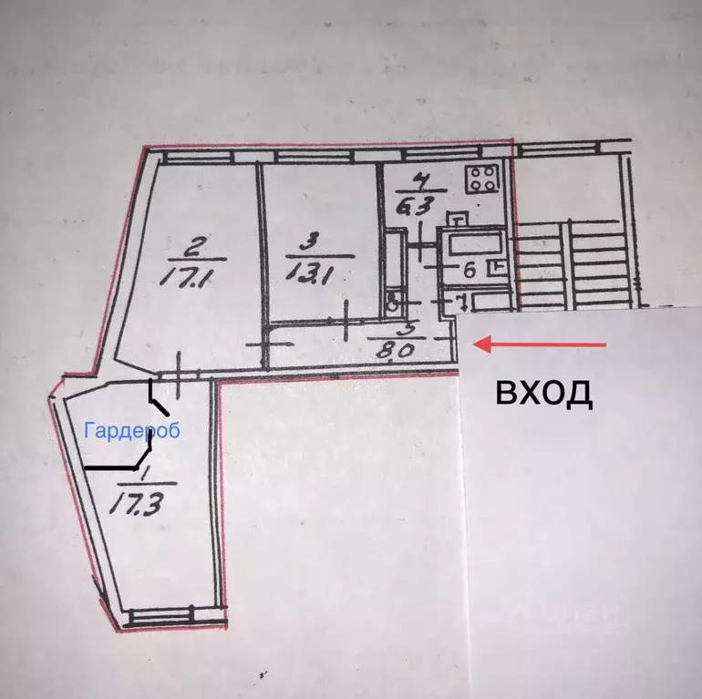 3-к кв. Санкт-Петербург ул. Есенина, 8К1 (65.2 м) - Фото 0