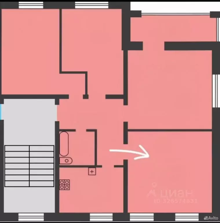 Комната Нижегородская область, Нижний Новгород Замкнутая ул., 17 (29.0 ... - Фото 2