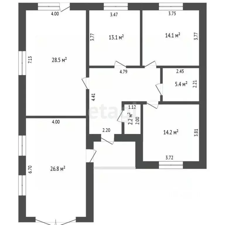 Дом в Тюменская область, Тюмень ул. Анатолия Яковлева (120 м) - Фото 1