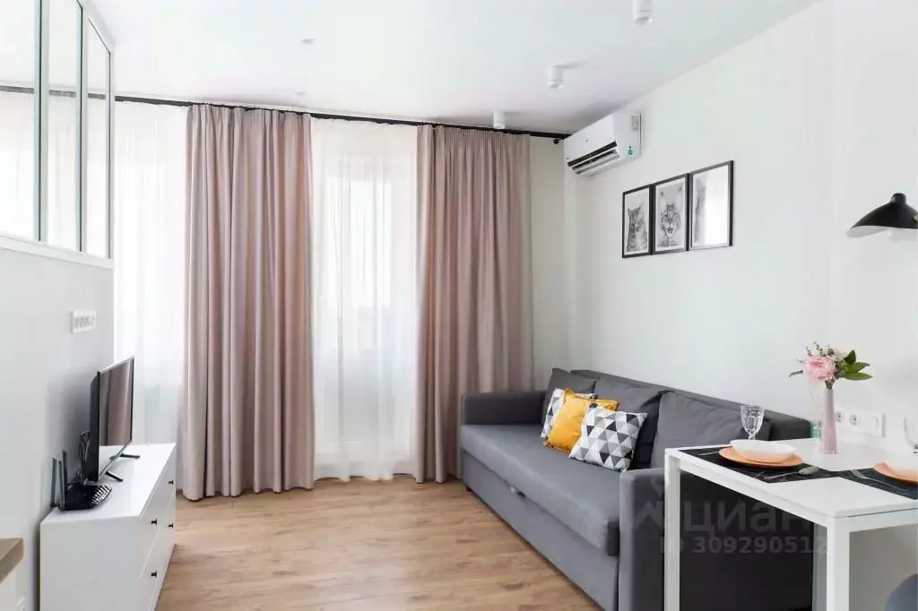 1-к кв. Татарстан, Казань ул. Рауиса Гареева, 103 (30.0 м) - Фото 1