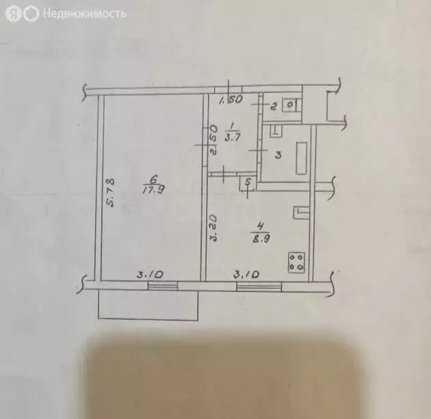 1-комнатная квартира: Липецк, улица Филипченко, 8/1 (34.2 м) - Фото 1