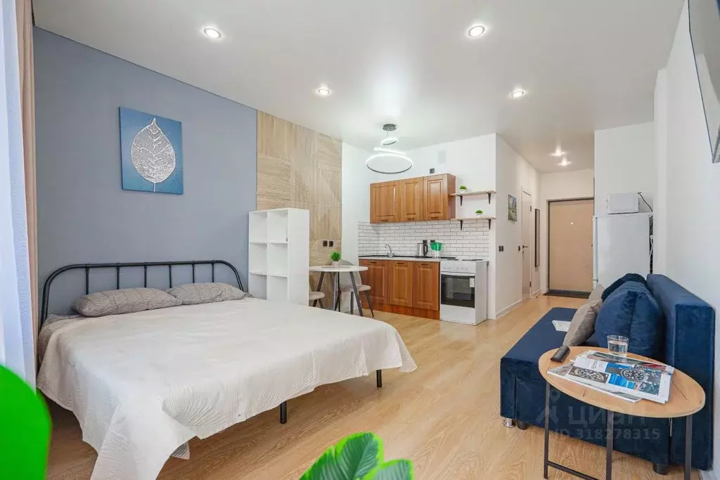 Студия Свердловская область, Екатеринбург Уктус жилрайон, Светлый мкр, ... - Фото 1