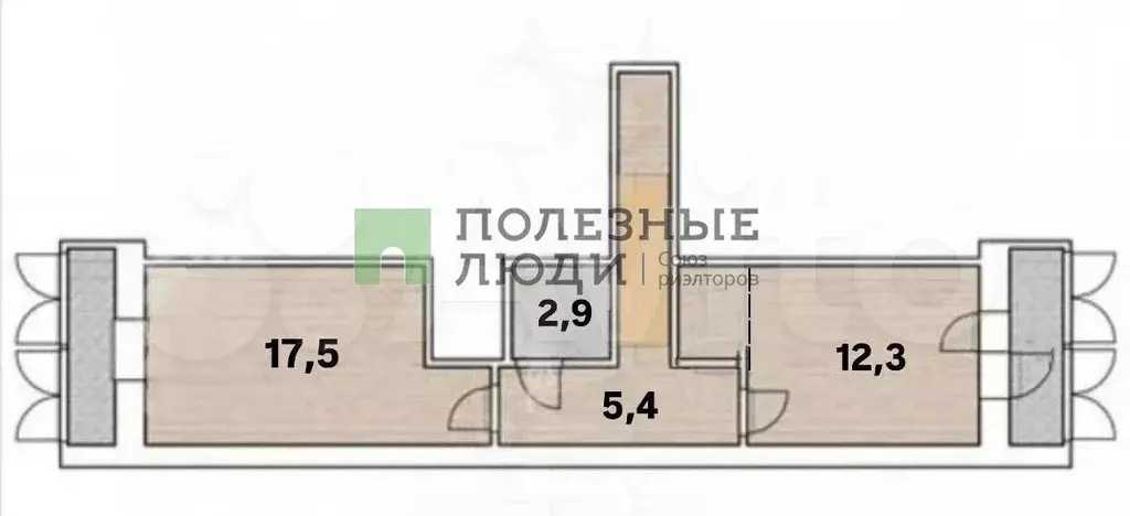 3-к. квартира, 77,4 м, 8/13 эт. - Фото 1