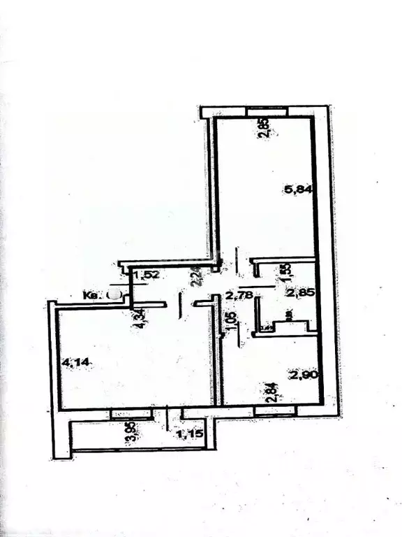 2-к кв. Ханты-Мансийский АО, Нягань 3-й мкр, 13 (53.3 м) - Фото 2