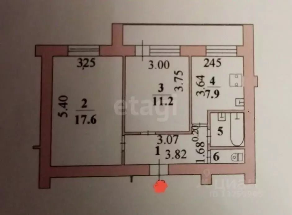 2-к кв. Липецкая область, Липецк 9-й мкр, 20В (43.8 м) - Фото 1